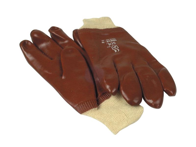 Sparex Red PVC Coated Gloves - 9/L | S.54243 - Product Image 1