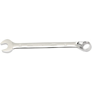 The Draper Hi-Torq® Combination Spanner, 20mm - 8224MM, features an open end on one side and a closed, ring end on the other. Made from polished chrome vanadium steel, this spanner incorporates the Draper Expert HI-TORQ® design and conforms to DIN3113 specifications for superior performance.