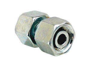 A close-up of the Sparex Straight Reducer Coupling, part number S.54619, commonly used for connecting pipes in plumbing and gas systems.