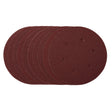 Draper Sanding Discs, 150mm, Hook & Loop, 80 Grit, (Pack Of 10) - SDHAL150 - Farming Parts