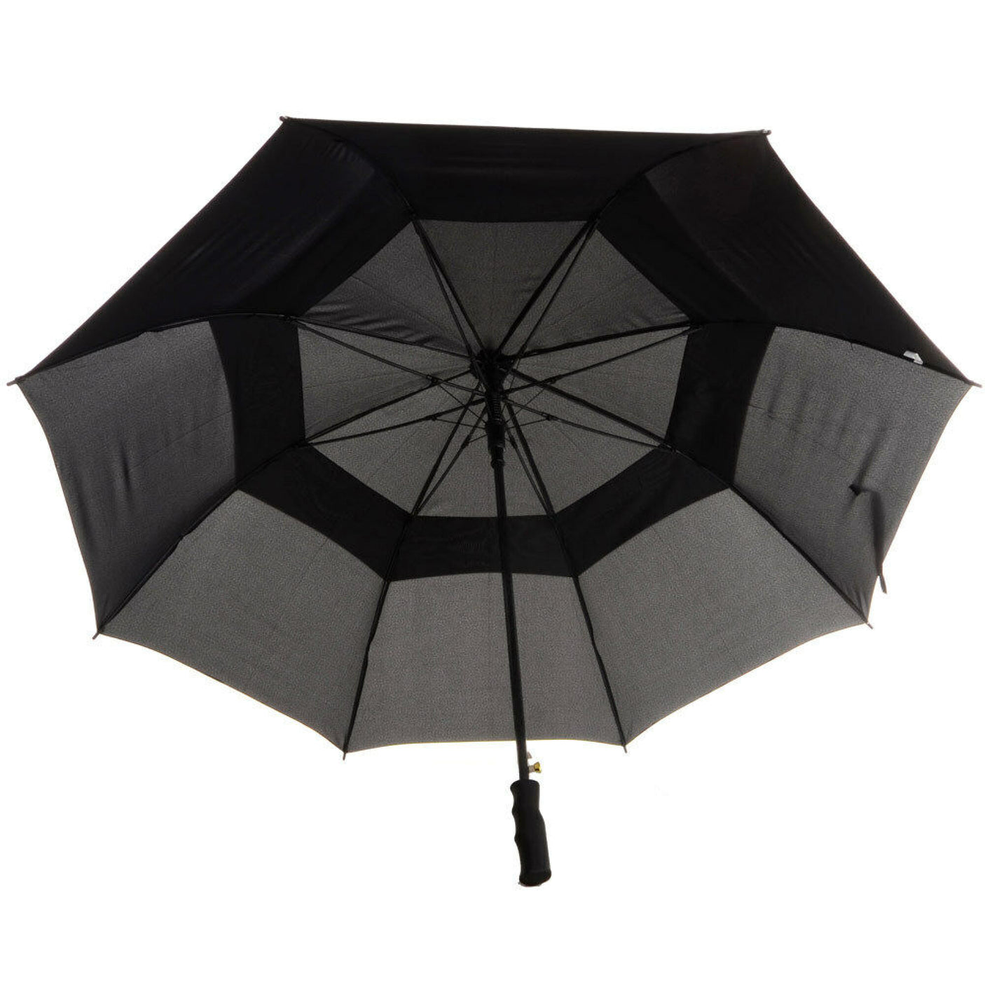 Double Skin Auto Golf Umbrella Black - UU66