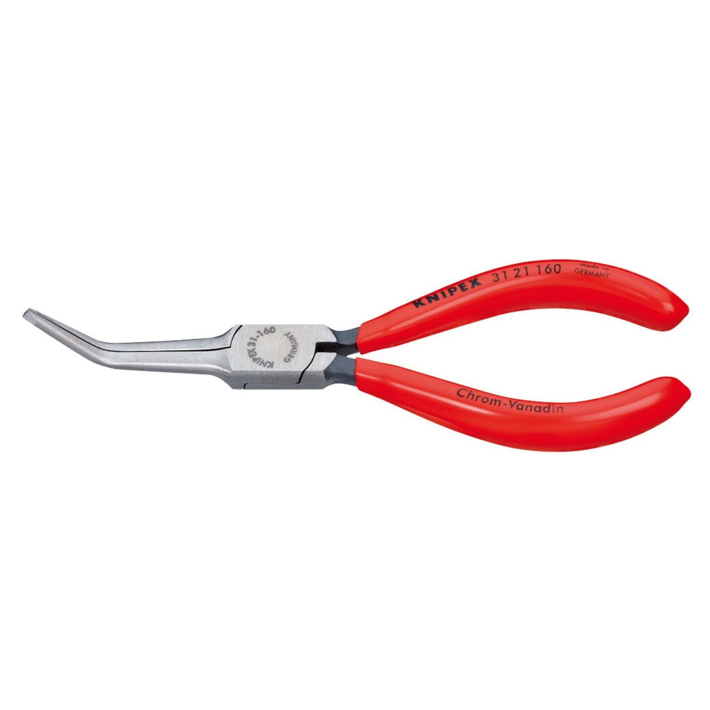 Draper Knipex 31 21 160 Sb Bent Needle Nose Pliers, 160mm - 31 21 160 SB - Farming Parts