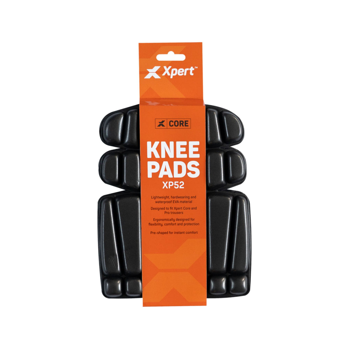 Xpert Core Black Work Knee Pads Lightweight EVA Protection | BB-XP52