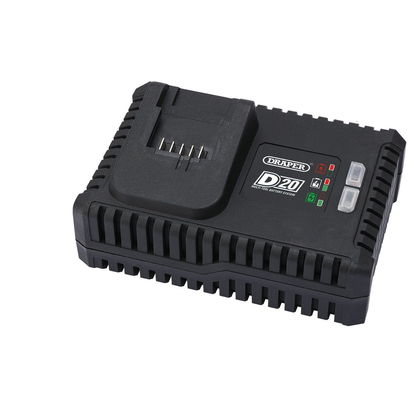 Draper D20 20V Fast Battery Charger, 4A - D20BCF - Farming Parts