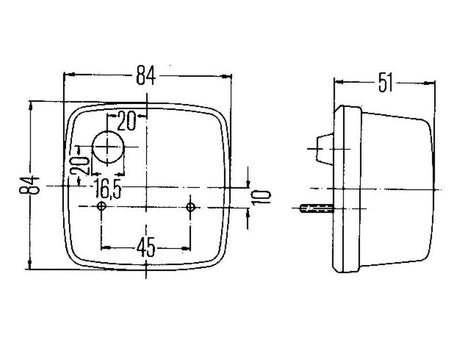 Hella Rear Light, (Halogen), 1, Tail, RH & LH | S.56035 - Product Image 4