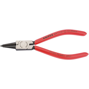 A pair of Draper Knipex 44 11 J1 Sb J1 straight internal circlip pliers, designed for handling items within a 12-25mm range.