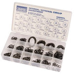 Draper Internal And External Circlip Assortment (285 Piece) - CIRCLIP/285 - Farming Parts