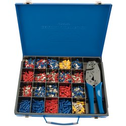 Draper Expert Ratchet Crimping Tool And Terminal Kit, 220mm - CT-K/PRO - Farming Parts