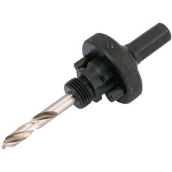 Draper Quick Release Hex. Shank Holesaw Arbor With Hss Pilot Drill For Holesaws 32 - 210mm, 7/16" Thread - HSA4 - Farming Parts