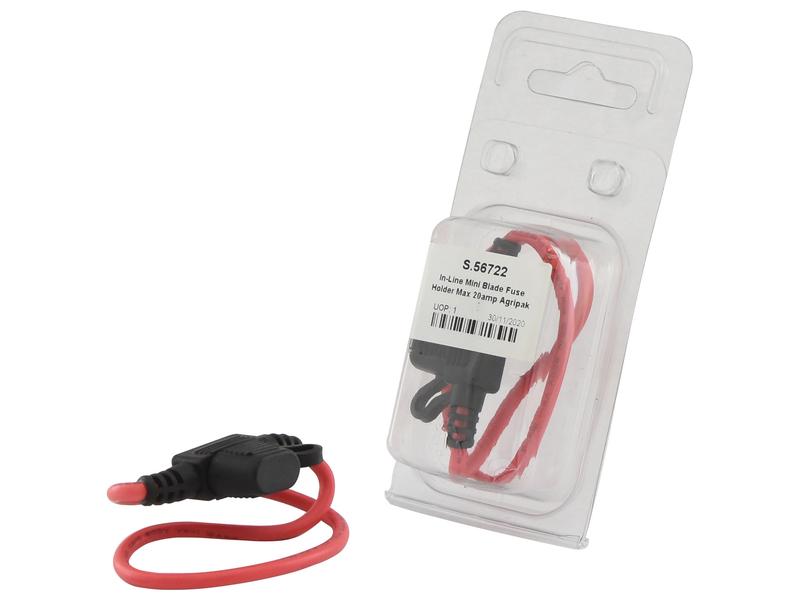 In-Line Mini Fuse Holder Compact 12V Electrical Connector | S.56722