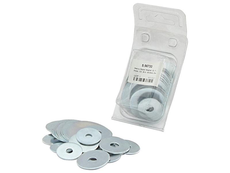 Agripak 30pcs Repair Washer Set 78 MM Steel Fastener Kit - Sparex Part S.56733