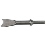 The Draper Air Hammer Panel Cutting Chisel - A4202AK is a metal chisel tool with a flat, pointed blade and a cylindrical handle designed for carving or shaping materials, making it the perfect complement to Draper Air Hammers.