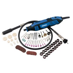 Draper 240V Rotary Multi-Tool Kit, 180W (111 Piece) - MT180D111 - Farming Parts