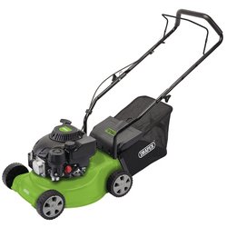 Draper Composite Deck Petrol Lawn Mower, 390mm, 132Cc/3.3Hp - LMP390 - Farming Parts