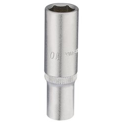 Draper Elora Deep Socket, 1/4" Sq. Dr., 10mm - 1455-T 10 - Farming Parts