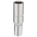 Draper Elora Deep Socket, 1/4" Sq. Dr., 10mm - 1455-T 10 - Farming Parts