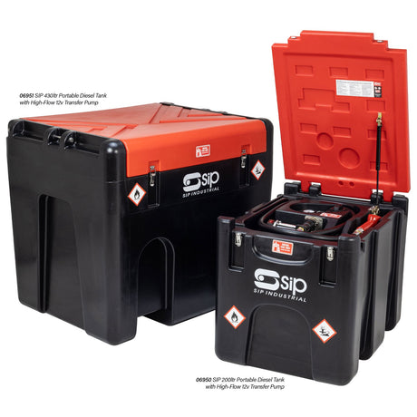 SIP 430ltr Diesel Tank w/ High-Flow 12v Pump - IP-06951