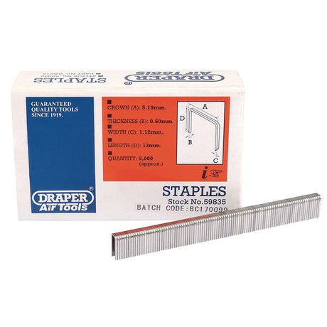 Draper Staples, 13mm (5000) - AAS13 - Farming Parts