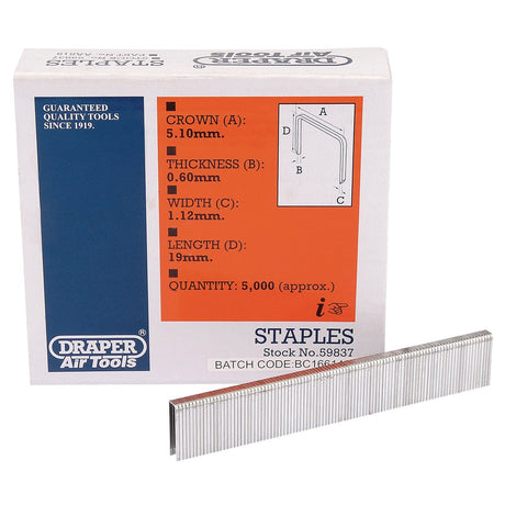 Draper Staple, 19mm (5000) - ST90N - Farming Parts