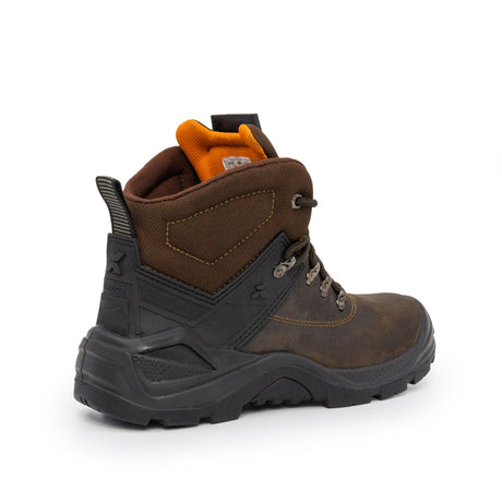 Xpert Warrior S3 Safety Laced Boot Brown - Farming Parts
