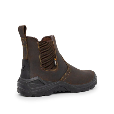 Xpert Defiant S3 Safety Dealer Boot Brown - Farming Parts