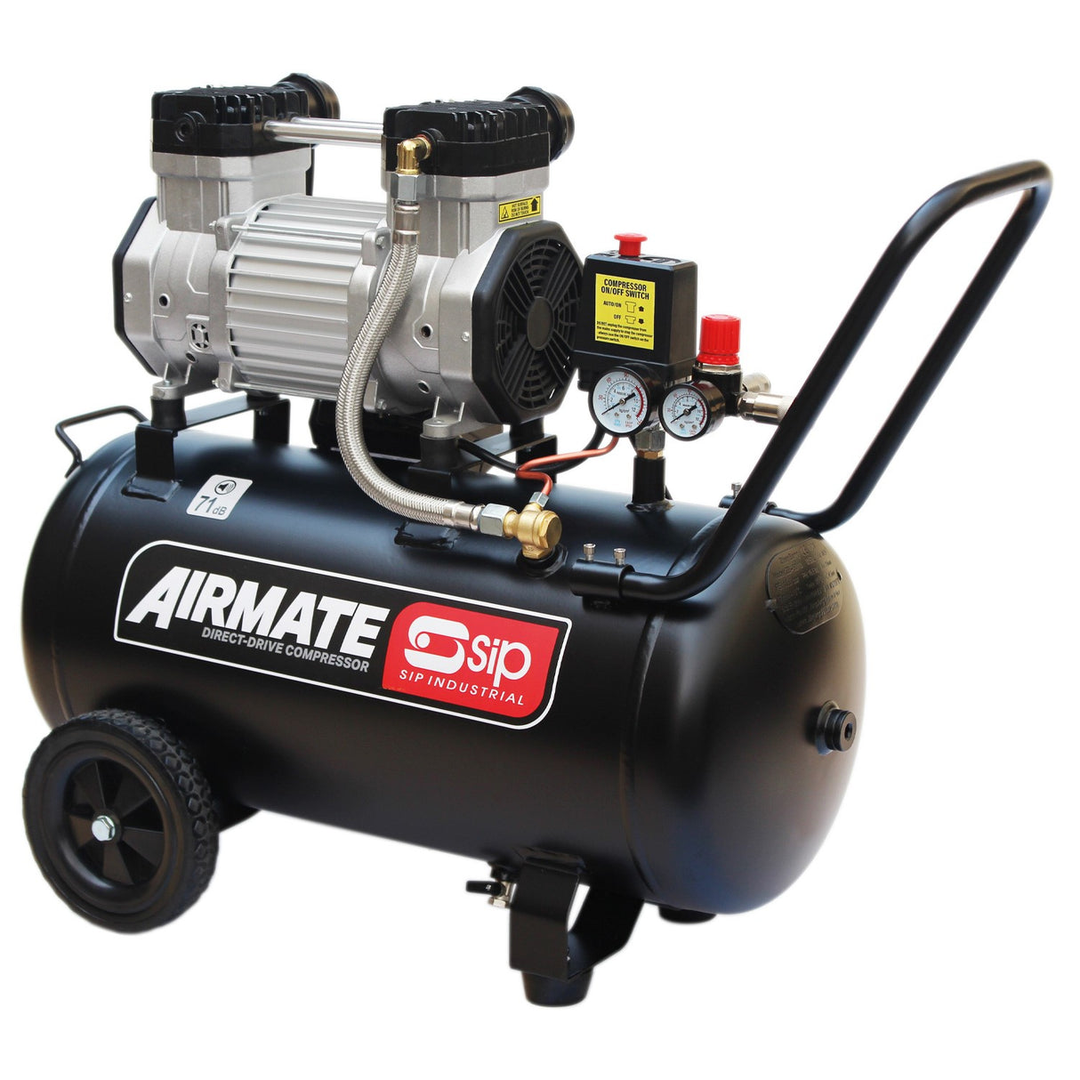 SIP DD 3hp 50ltr Low Noise Oil-Free Compressor - IP-05480