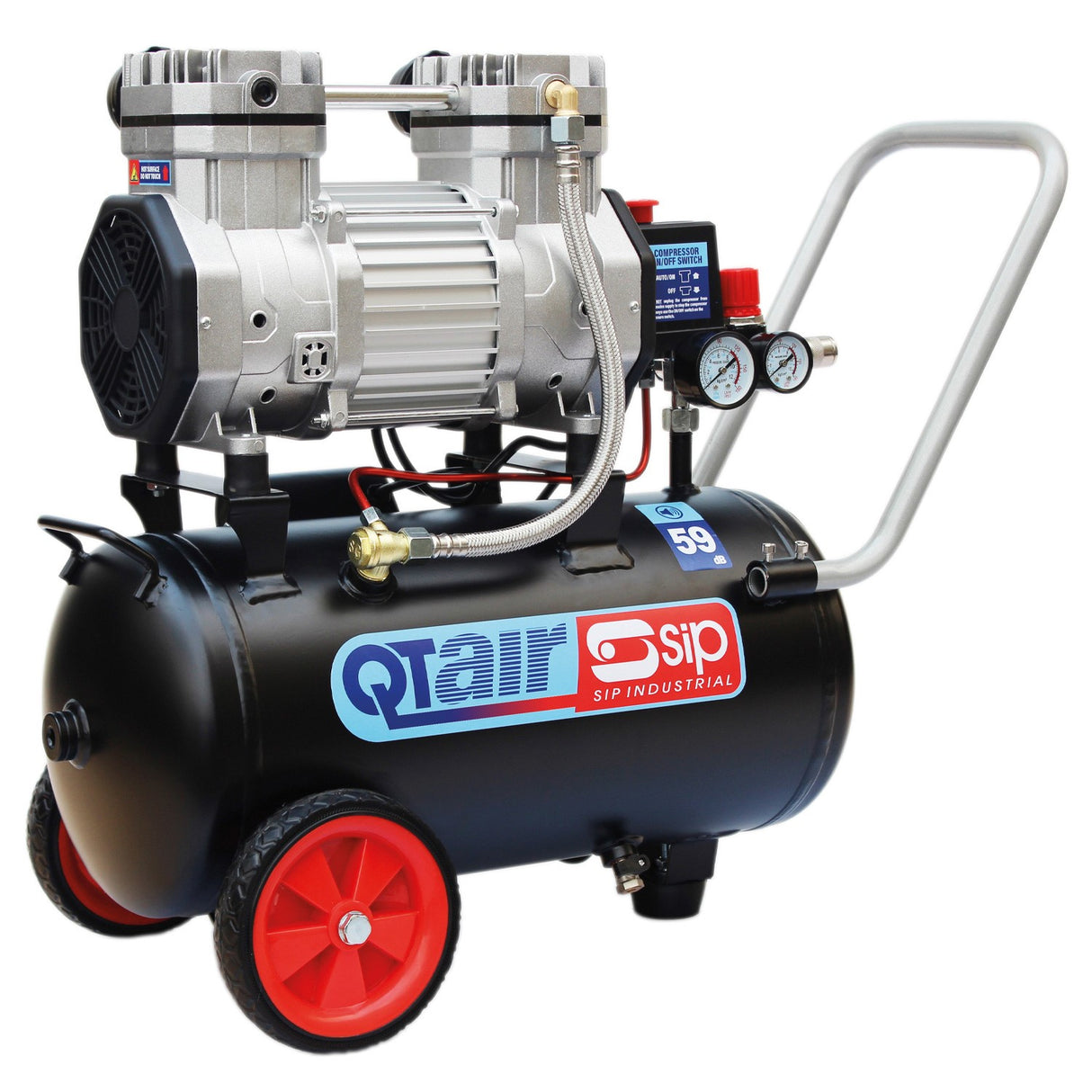 SIP QT DD 1.5hp 24ltr Ultra Low Noise Compressor - IP-05491