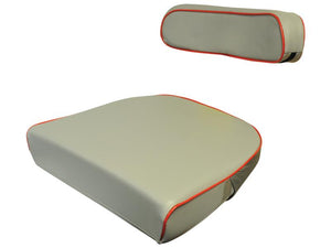 Sparex Seat Cushion & Back Rest Grey for Massey Ferguson 135 | S.610