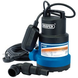 Draper Submersible Clean Water Pump With Float Switch, 191L/Min, 550W - SWP200 - Farming Parts