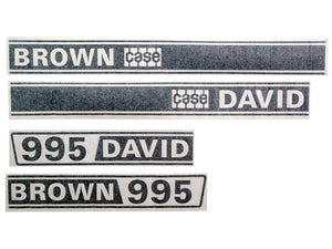 Decal Set - David Brown 995 - Sparex Part No. S.63346