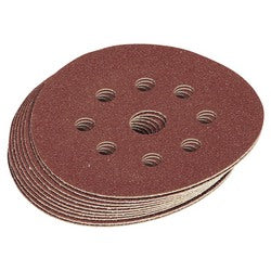 Draper Assorted Grit Hook And Loop Sanding Discs, 125mm (Pack Of 10) - SD5V - Farming Parts