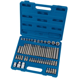 Draper Mechanic's Socket And Bit Set, 3/8, 1/2" Sq. Dr. (61 Piece) - MH61PRO/B - Farming Parts