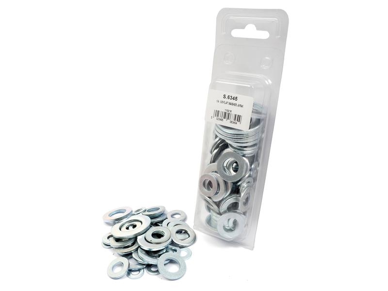 Agripak 136 pcs. Flat Washers  1/4 - 3/4'' - Sparex Part No. S.6345