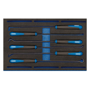 Draper Long Reach Hook And Pick Set In 1/4 Drawer Eva Insert Tray (6 Piece) - IT-EVA23 - Farming Parts