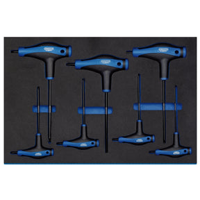 Draper Tx-Star® T' Handle Key Set In 3/4 Drawer Eva Insert Tray (7 Piece) - IT-EVA27 - Farming Parts