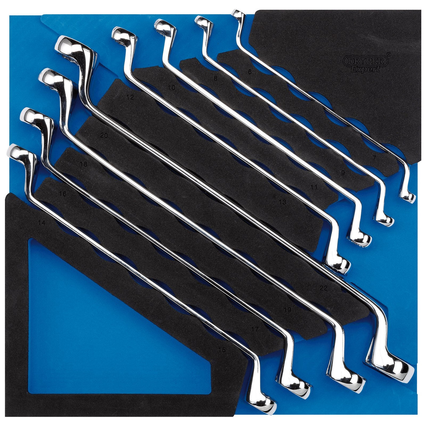 Draper Ring Spanner Set In 1/2 Drawer Eva Insert Tray (8 Piece) - IT-EVA40 - Farming Parts