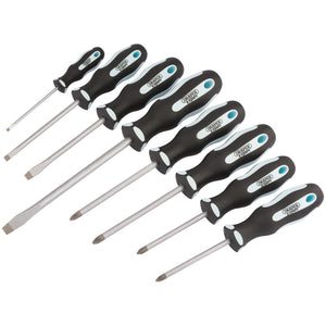 Draper Expert Heavy Duty Soft Grip Screwdriver Set (8 Piece) - 995/S8 - Farming Parts