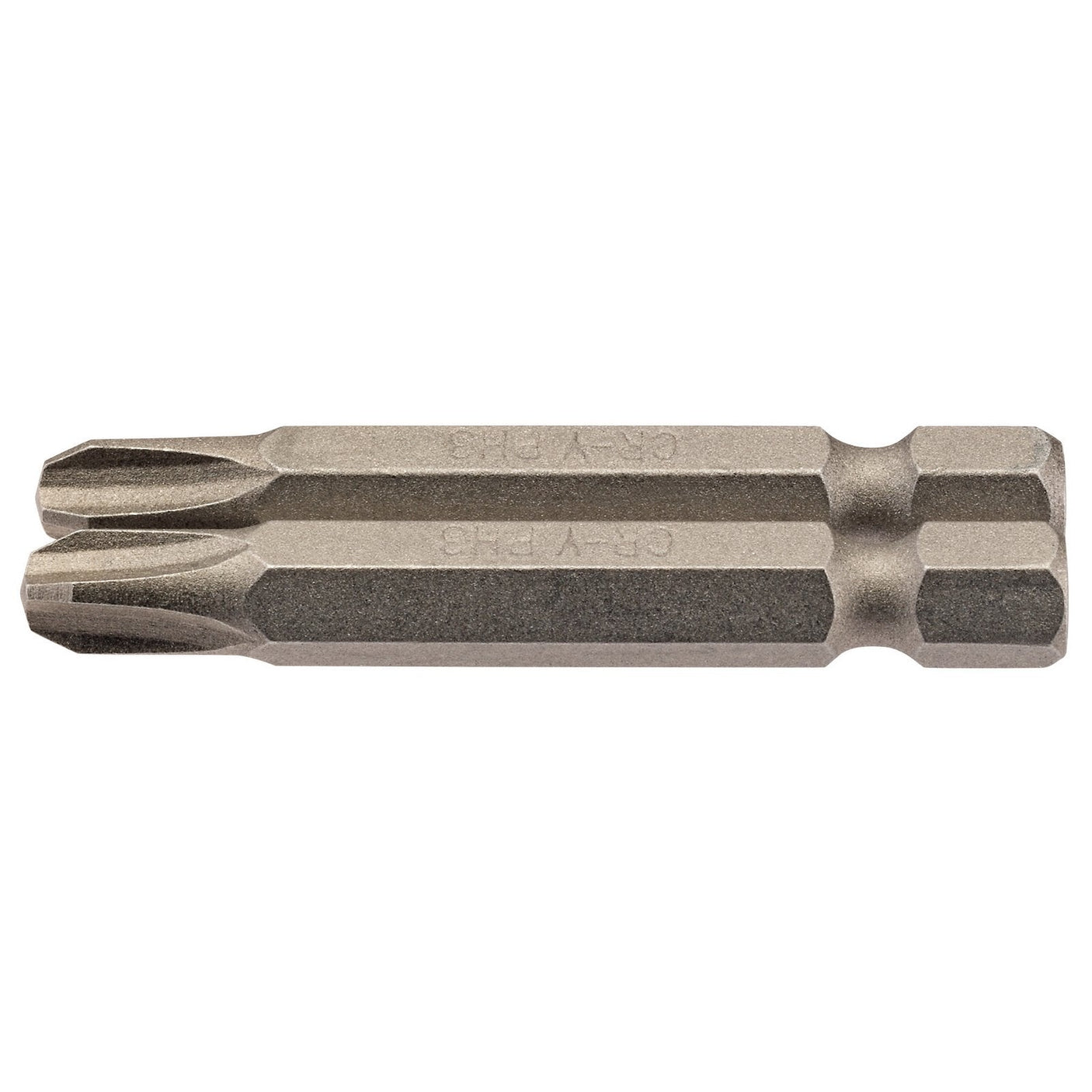 Draper Cross Slot Insert Bit, 1/4" Hex, 50mm Long, No.3 (Pack Of 2) - 50CS/2/B - Farming Parts