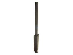 Vertical Silencer Ø47 MM Black Finish for Zetor Tractors - Sparex Part S.64539