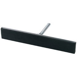 A Draper Quick Support Wide Foot Plate - QSF featuring a straight, flat rubber blade attached to a metal handle.