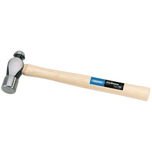 The Draper General Purpose Ball Pein Hammer, 900G/32Oz - 6210A, features a high carbon steel head, a polished face, and a durable hickory shaft.