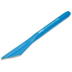 A Draper Plugging Chisel, 248 X 16mm - BD7/AP, made from plastic and featuring a sharp, fluted angled blade.