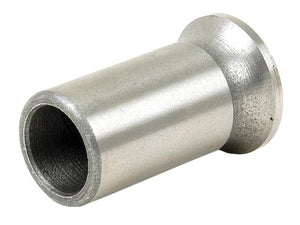 A Sparex Valve Tappet (Part Number: S.65306) with a cylindrical metallic structure featuring a flange at one end and an open hollow center, showcasing a smooth and polished surface.