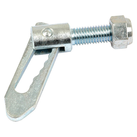 The Droplok Pin Assembly 35mm - S.653 from Sparex includes a metallic toggle bolt with a winged spring-loaded anchor and threaded bolt, designed for securing objects to hollow walls, and features a UNF thread for precise fastening.