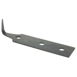 A Draper 19mm Windscreen Removal Tool Blade, YWRT, featuring three holes and a curved, pointed end.