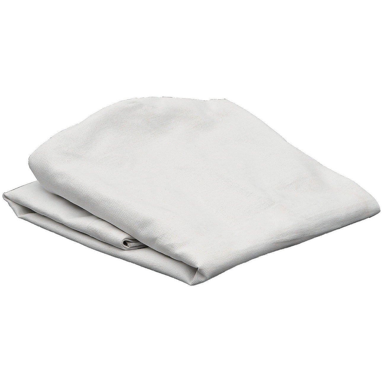 A folded white cloth or blanket rests on a plain white background, mirroring the practical simplicity of an SIP Poly Collection Bag, model number SIP-01954 & 01956 (SIP-66371) by SIP.