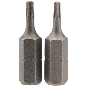 Draper Tx-Star® Insert Bit, 1/4" Hex, 25mm Long, T8 (Pack Of 2) - 25TX/2/B - Farming Parts