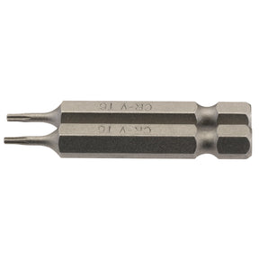 Draper Tx-Star® Insert Bit, 1/4" Hex, 50mm Long, T6 (Pack Of 2) - 50TX/2/B - Farming Parts