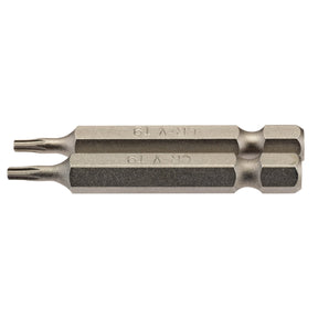 Draper Tx-Star® Insert Bit, 1/4" Hex, 50mm Long, T9 (Pack Of 2) - 50TX/2/B - Farming Parts
