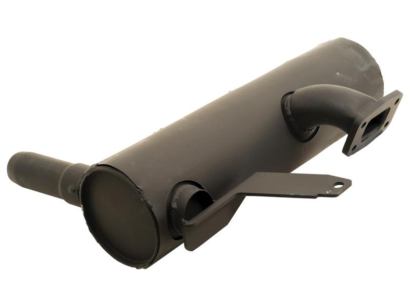 Silencer Underhood Heat-Resistant Black Finish for Tractors - Sparex Part S.66728